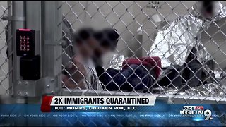 More than 2,000 people in ICE custody quarantined