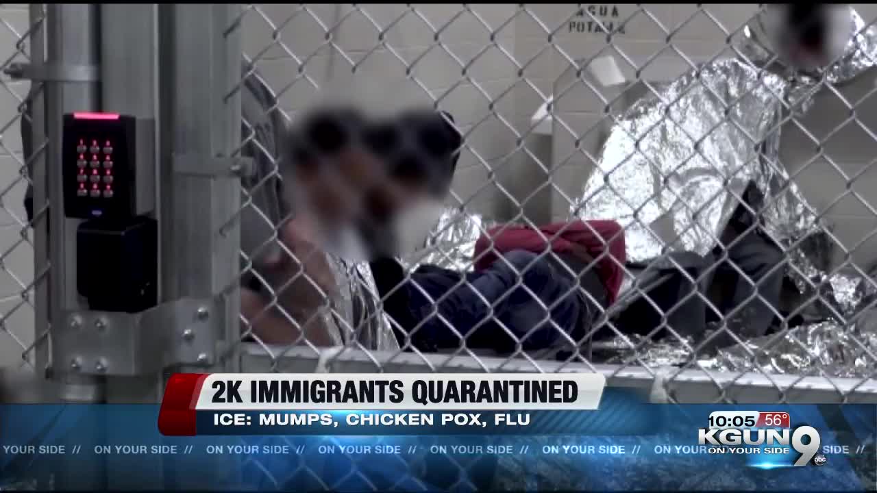More than 2,000 people in ICE custody quarantined