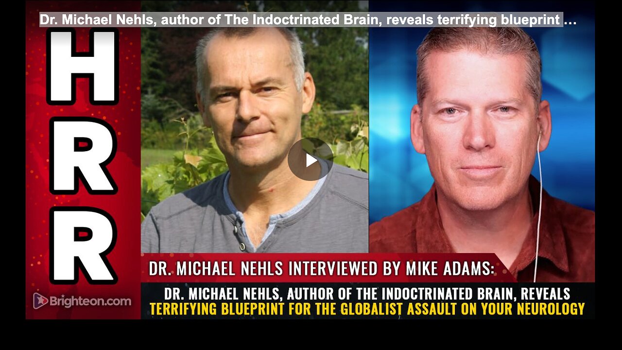 Dr. Michael Nehls, author of The Indoctrinated Brain, reveals terrifying blueprint fo