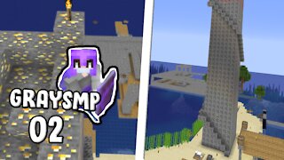 GraySMP: Episode 2 - COAL TOWER!