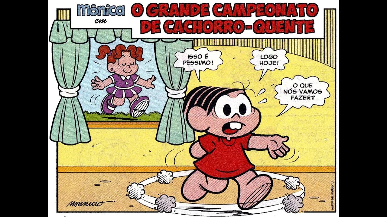 Mônica em-O grande campeonato de cachorro-quente | Gibis do Rapha 2