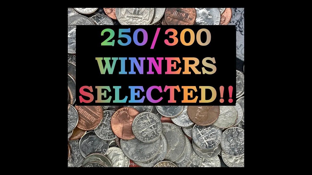 WINNERS! 250/300 GAW winners selected! BONUS WINNERS AT THE END TOO!!!