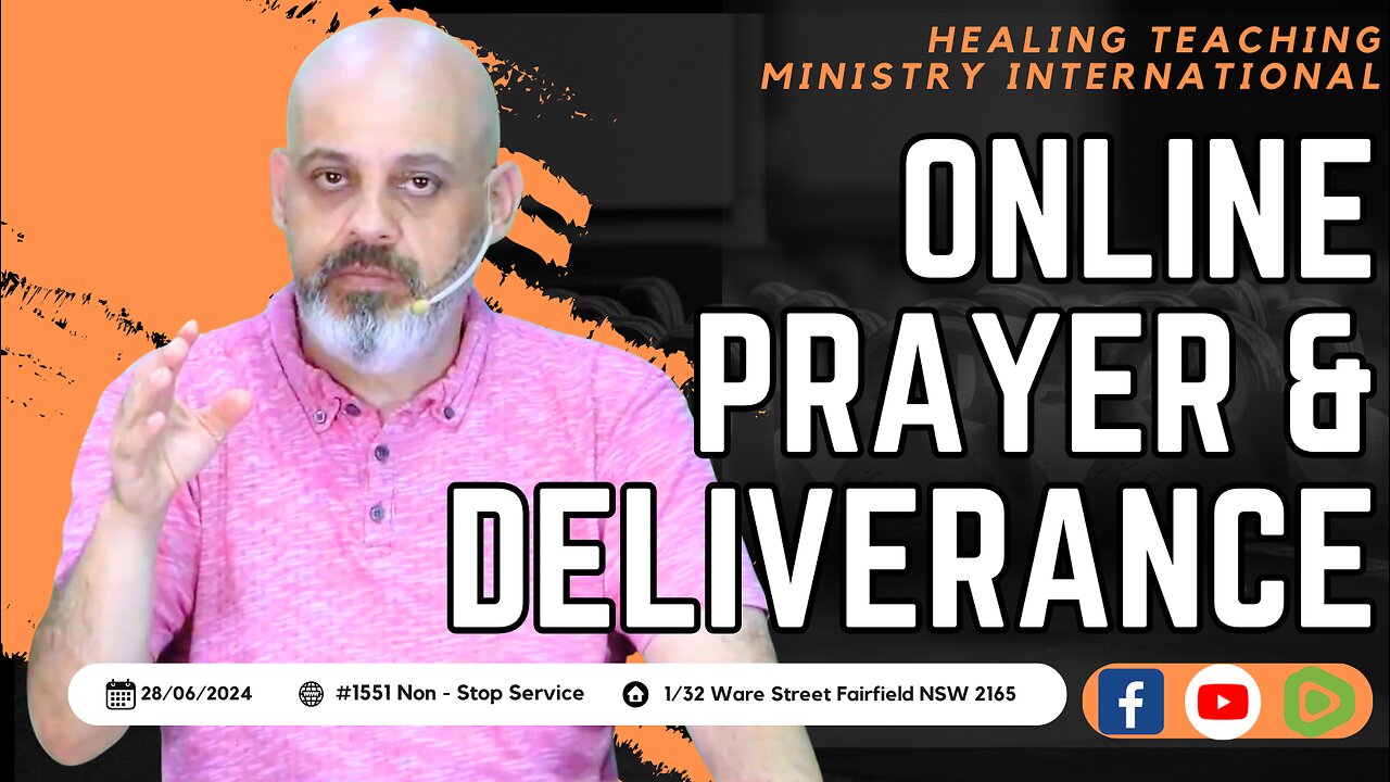 #1551 | Online Prayer & Deliverance | 28/06/24