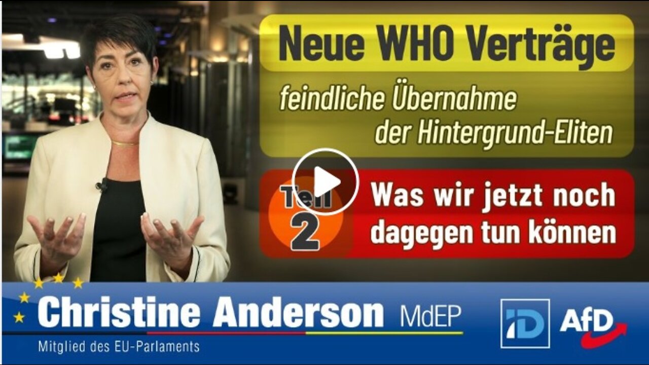 WHO 🇩🇪 🇦🇹 🇨🇭 ++ feindliche Übernahme der Hintergrund-Eliten - Teil 2 ++