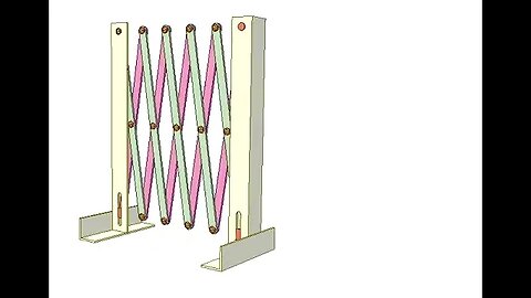 3105 Folding scissor fence