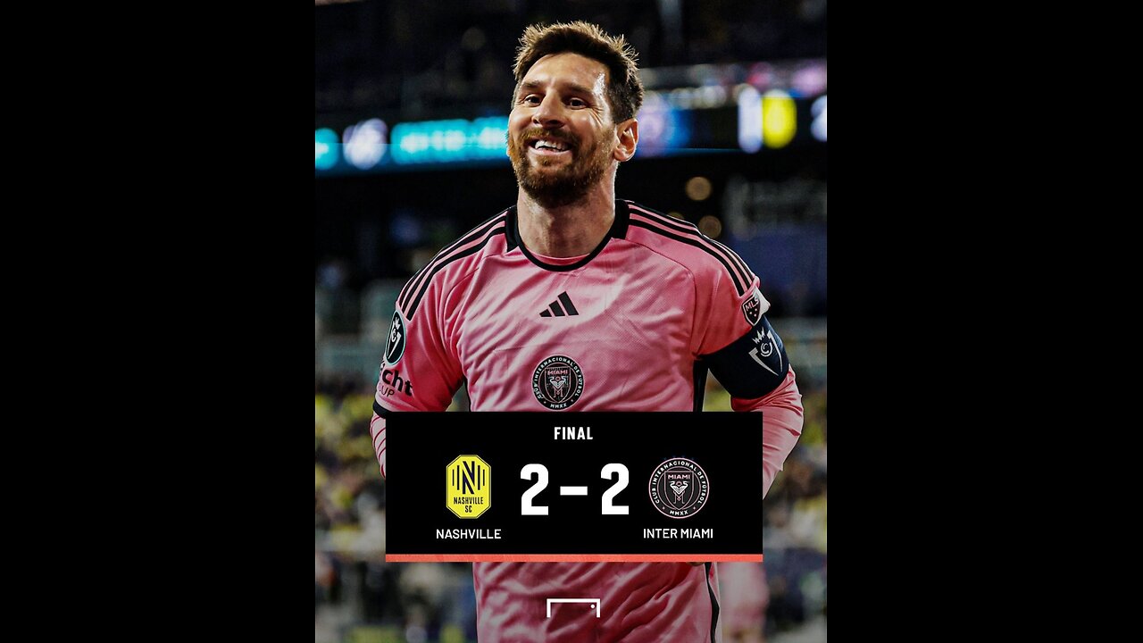 Nashville vs Inter Miami 2-2 Highlights & Goals | Lionel Messi & Luis Suarez