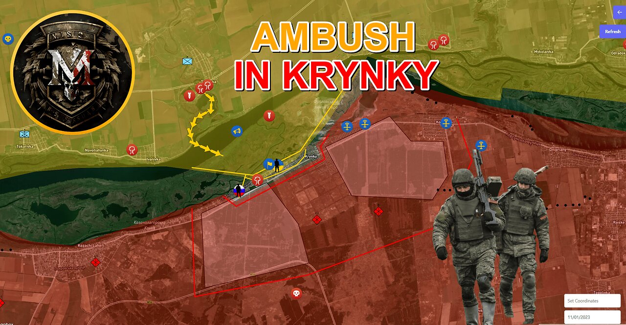 The Problems Of Russians At Krynky Are Becoming Critical. Military Summary And Analysis 2023.11.04