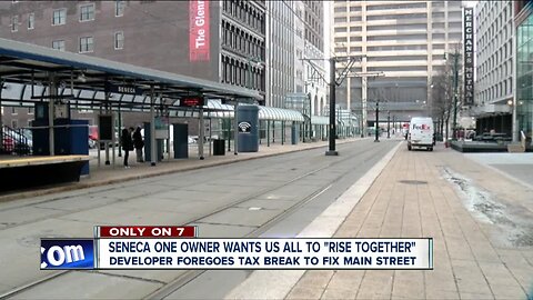 Seneca One developer wants cars on Main Street, and he's set to give up millions of dollars for it