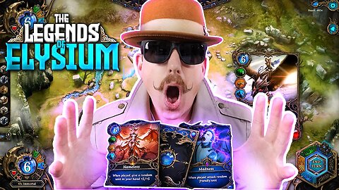 This game is Magic The Gathering MTG + Settlers of Catan (Legends of Elysium TCG NFT Game)