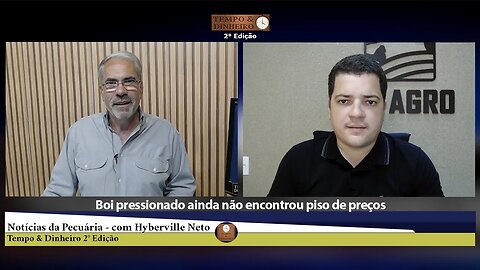 Boi pressionado ainda não encontrou piso de preços