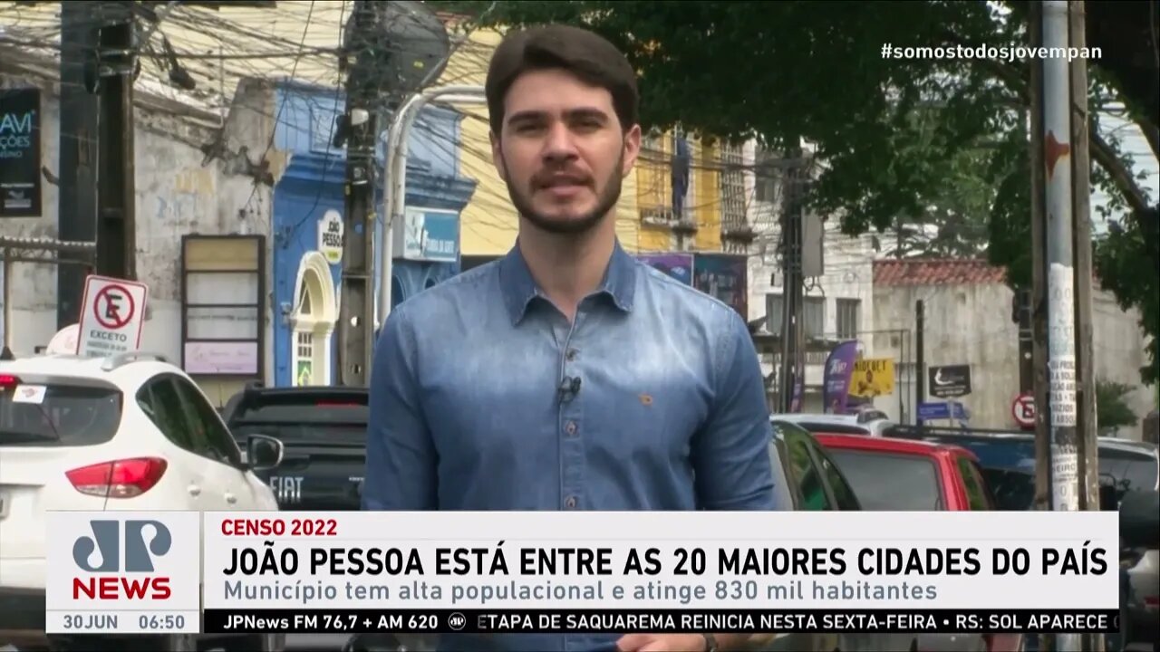 João Pessoa está entre as 20 maiores cidades do Brasil, segundo IBGE