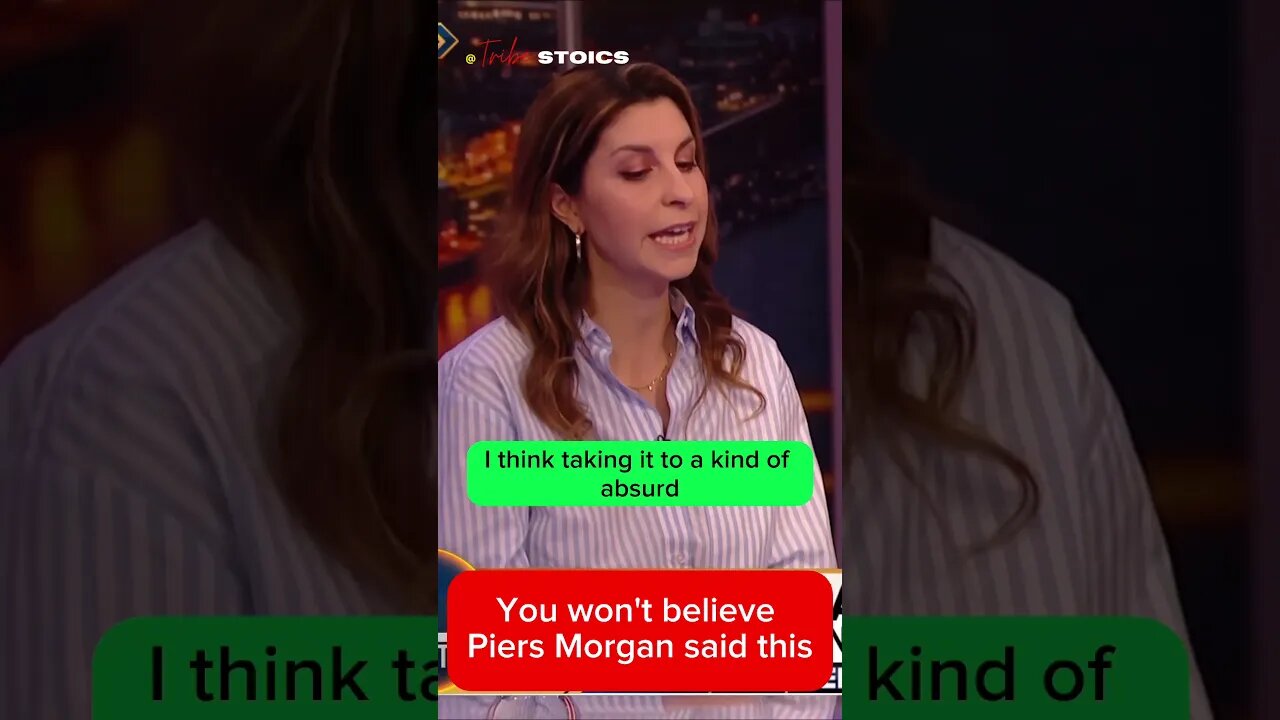 @PiersMorganUncensored identifies as a black lesbian on woman's day