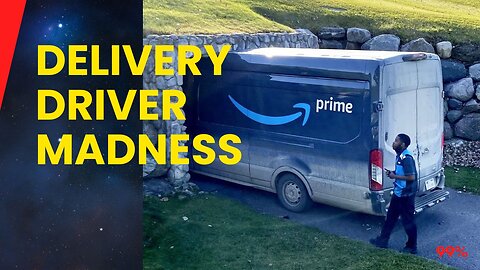 Insane Delivery Driver Moments Caught on Camera!