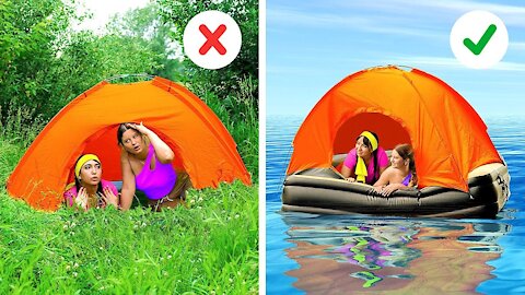 Clever Beach Tricks || Invaluable Camping Tricks That Will Make Your Travels Better