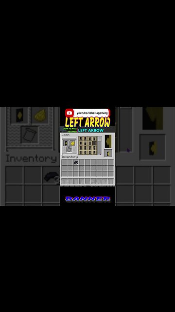 Left Arrow Banner | Minecraft