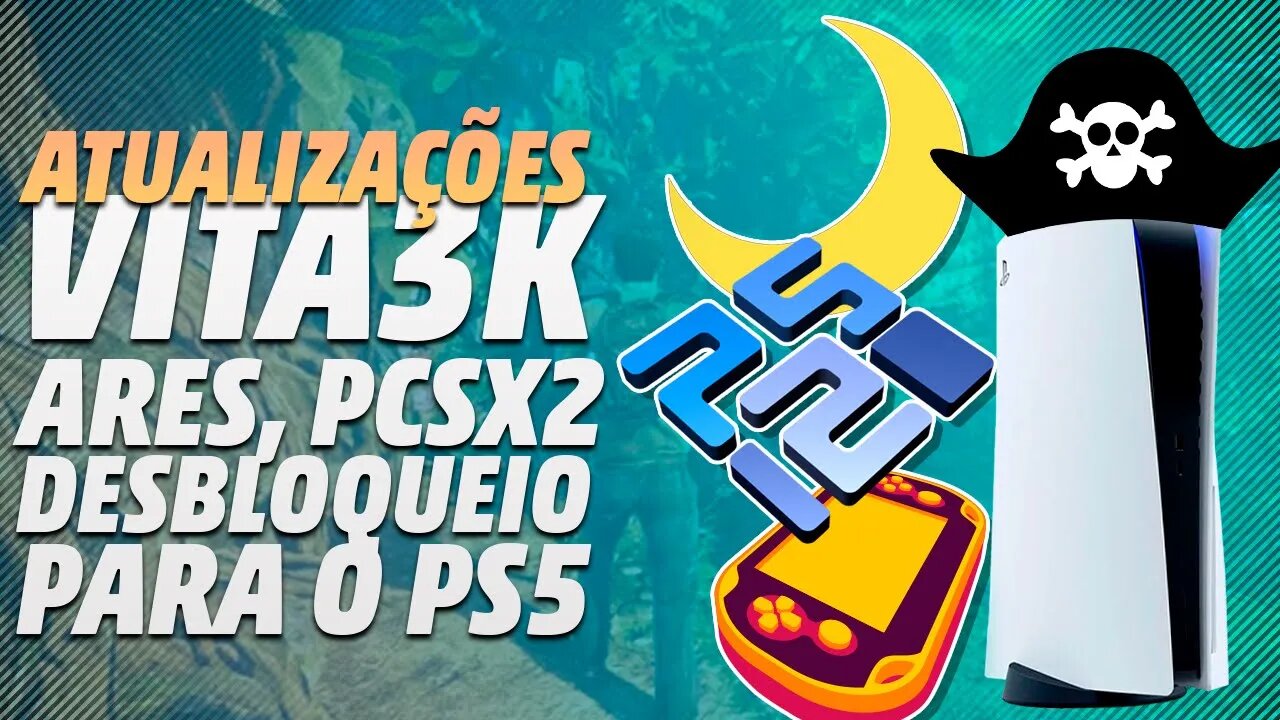 PS5 DESBLOQUEADO! Nova versão do Ares, PCSX2 melhor que o console e progresso INSANO do Vita3k