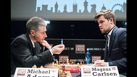 Magnus Carlsen Vs Micheal Adams