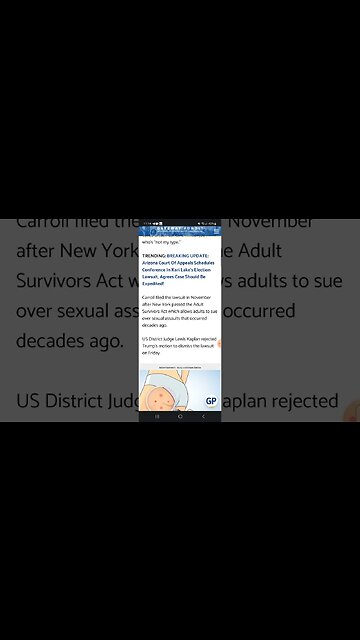 Clinton-Appointed Judge Rejects Trump’s Motion to Dismiss E. Jean Carroll’s Sexual Assault Lawsuit