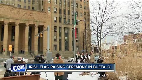 Flag raising kicks off St. Paddy's festivities in Buffalo