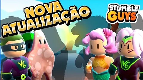 NOVA SKINS E GEMAS GRÁTIS, ATUALIZAÇÃO 0.51 CHEGOU !!! #stumbleguys