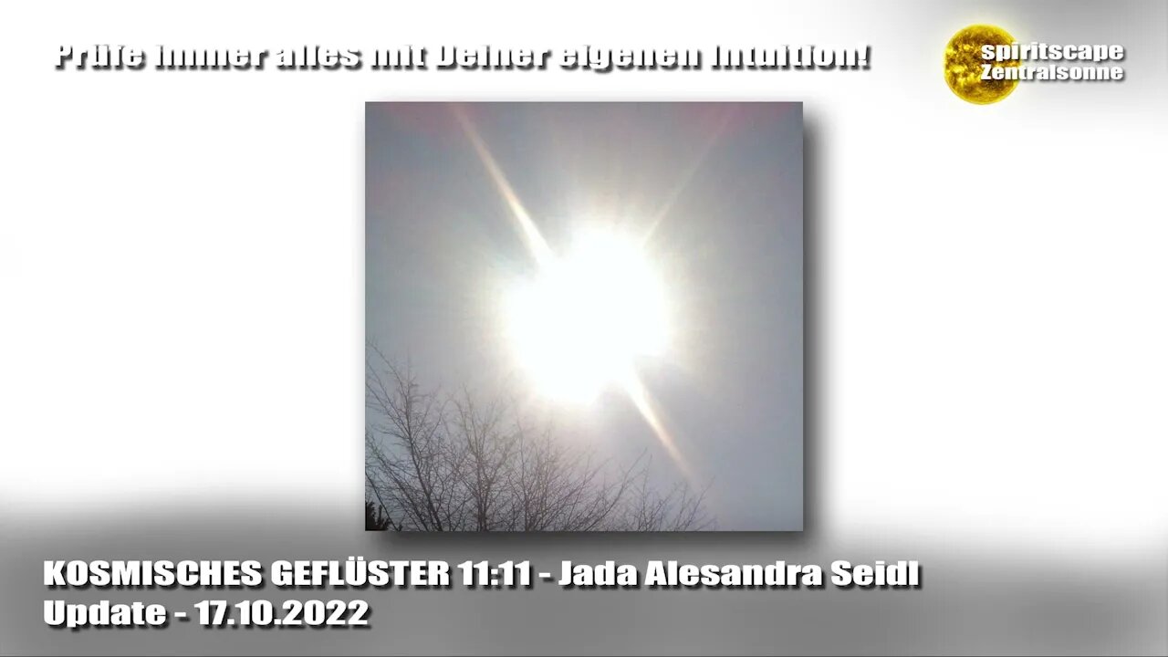 KOSMISCHES GEFLÜSTER 11:11 - 17.10.2022