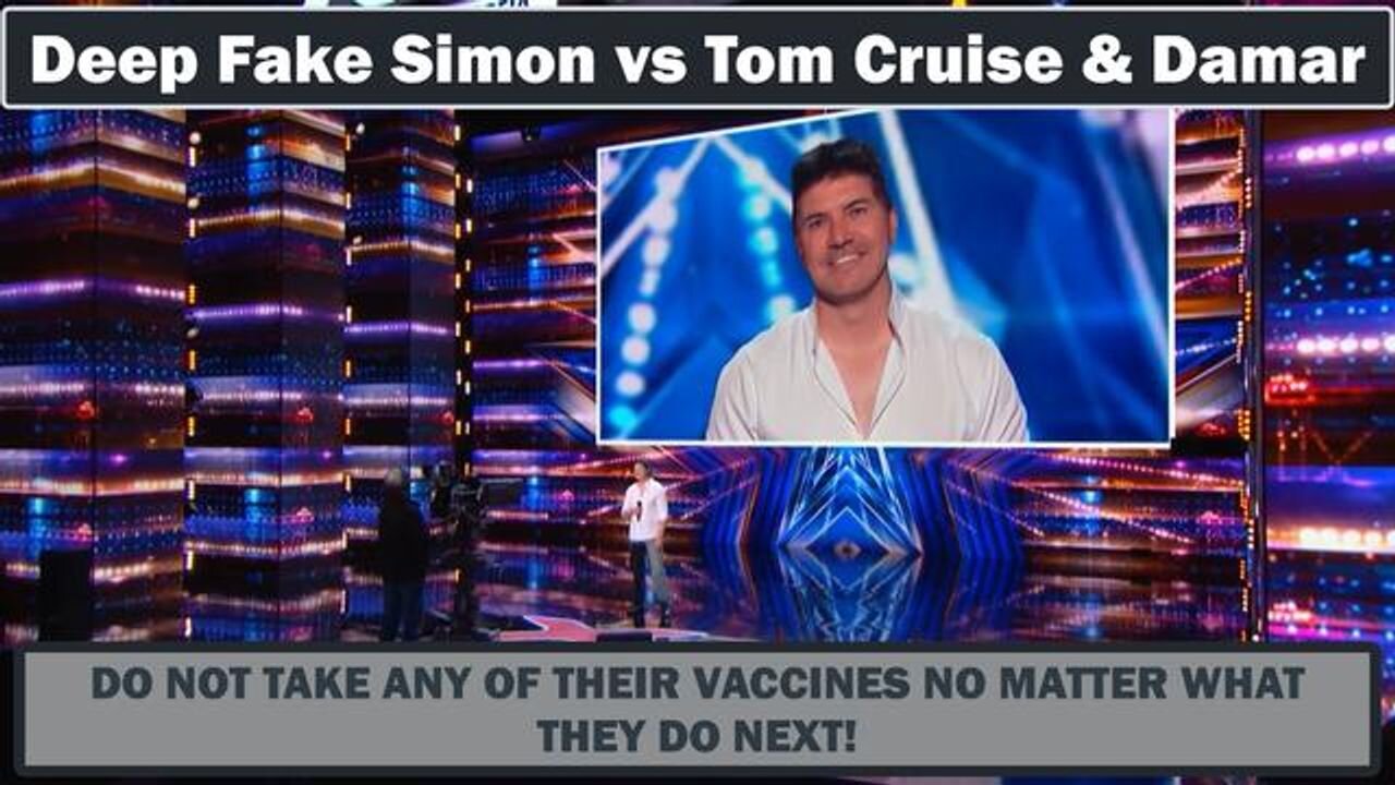 Deep Fake Simon Cowell vs Tom Cruise & Damar