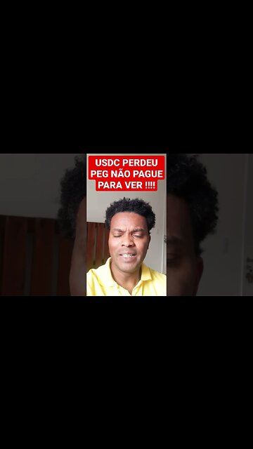 ATENÇÃO ! USDC A BEIRA DE UMA COLAPSO