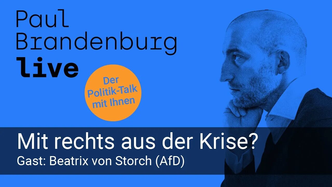 #9 - Mit rechts aus der Krise? Gast: Beatrix von Storch (AfD)