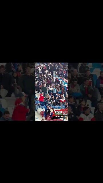 Torcedor do Nacional praticando racismo contra torcedores do Inter