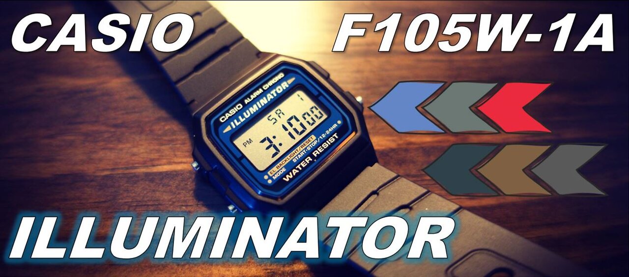 Casio F105W-1A Overview 02.16.22