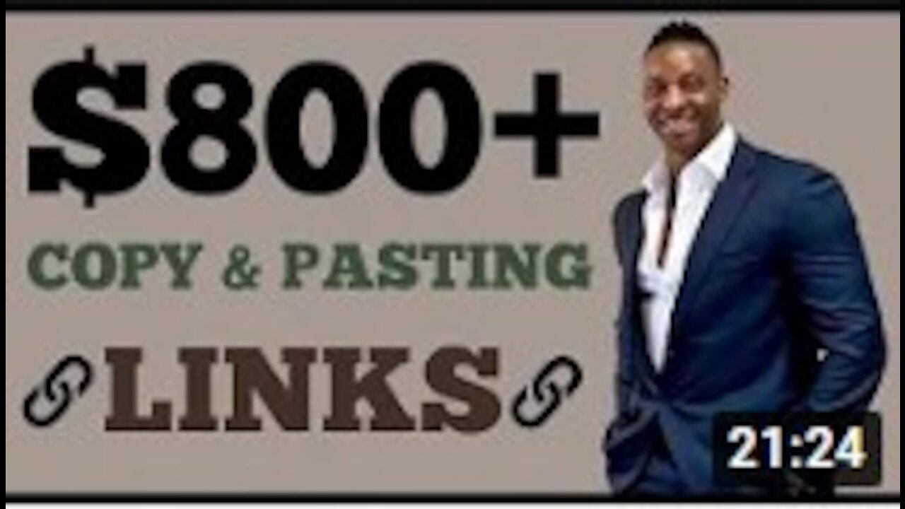 Make $800+ A DAY Online For FREE Copy & Pasting Links! How To Make Money Online