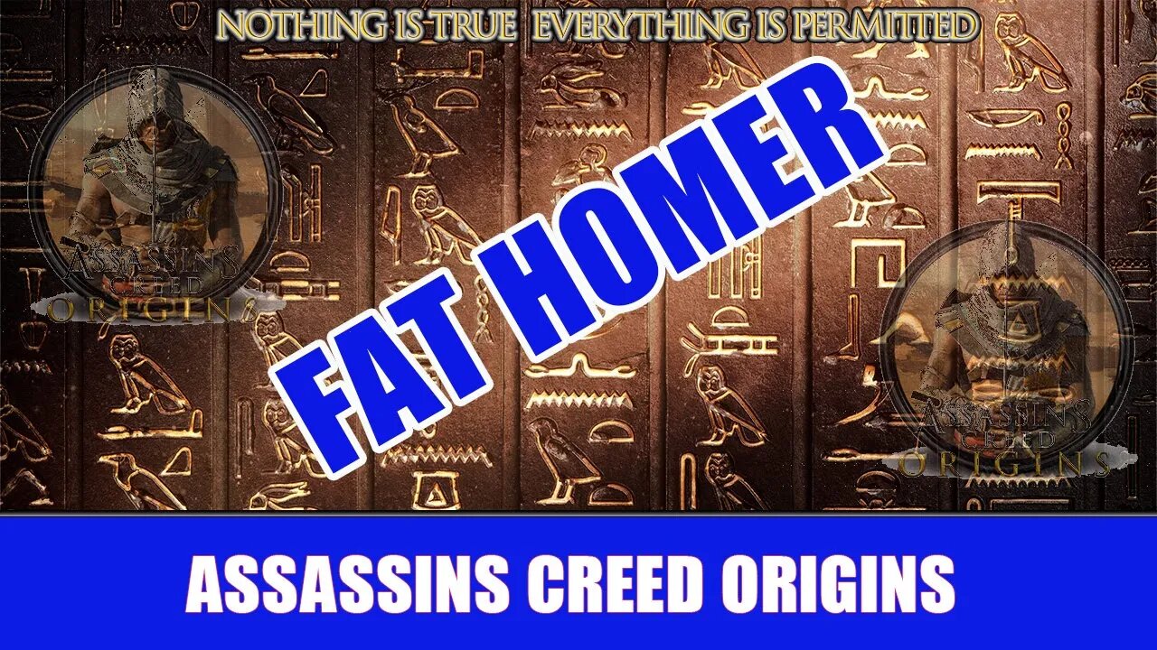 Assassin's Creed Origins - HIPPOS to Fat Homer! No Commentary