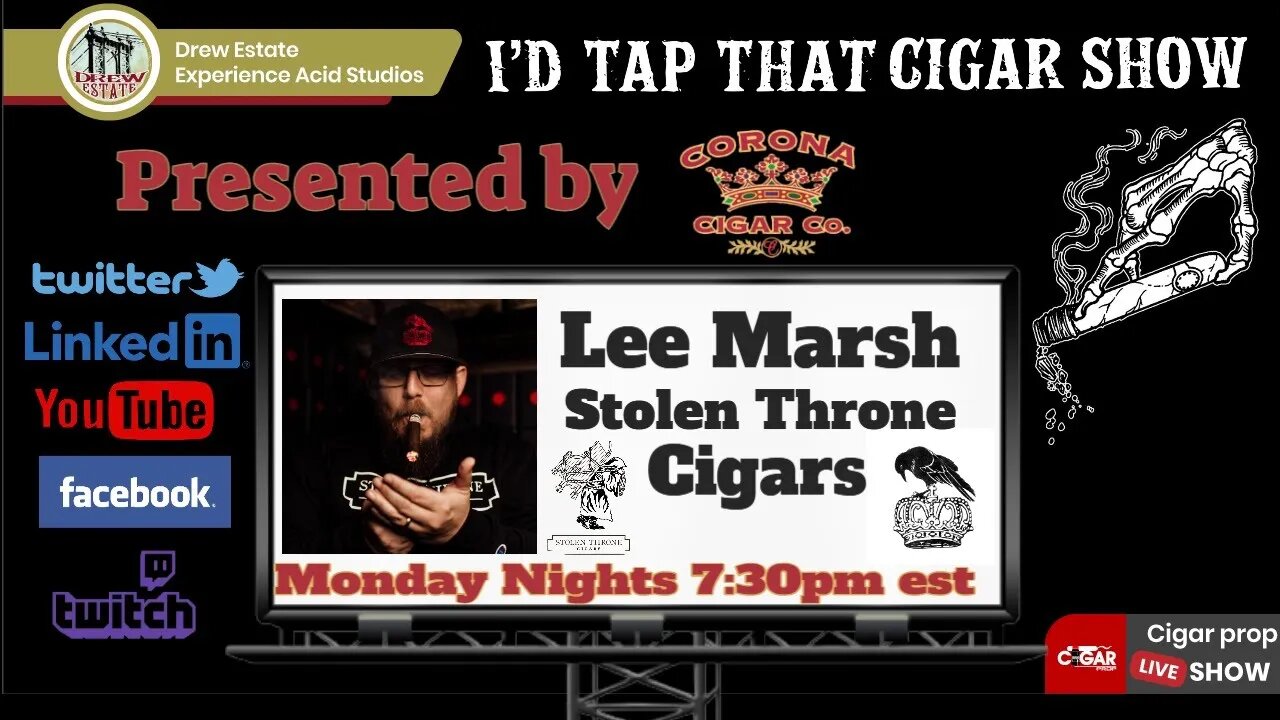 Lee Marsh of Stolen Throne Cigars, I'd Tap That Cigar Show Episode 139