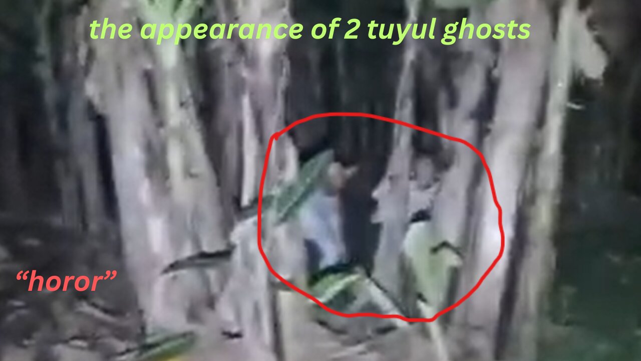 the appearance of 2 tuyul ghosts