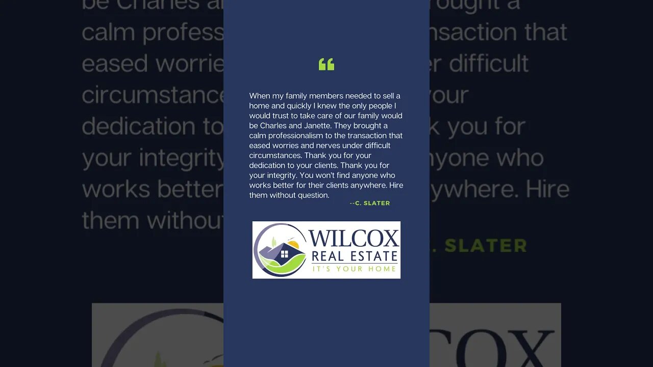 We are grateful for wonderful clients! - Wilcox Real Estate