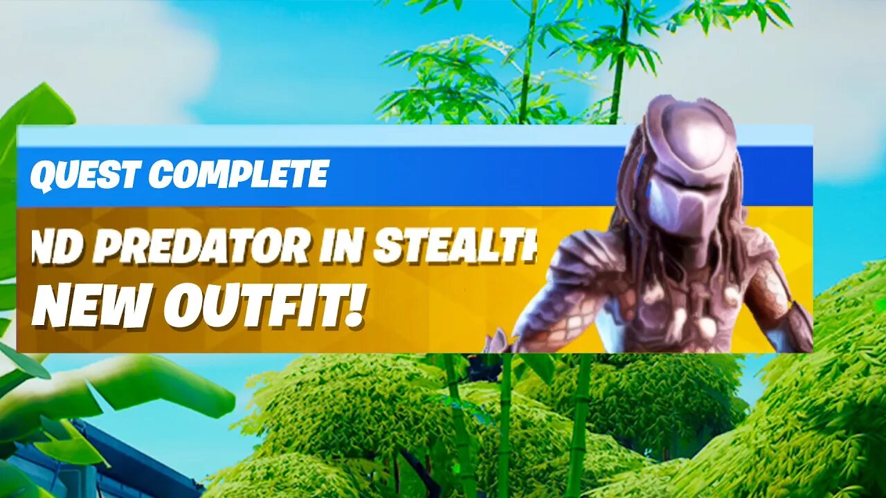 PREDATOR SKIN NOW in FORTNITE!