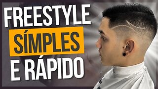 COMO FAZER RISCO FREESTYLE CABELO MASCULINO