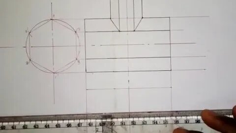 WASSCE 2022 Question 1 - Plan of Intersecting Prisms