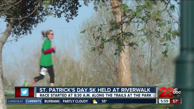 23ABC's Jessica Harrington takes part in St. Patrick's Day 5K