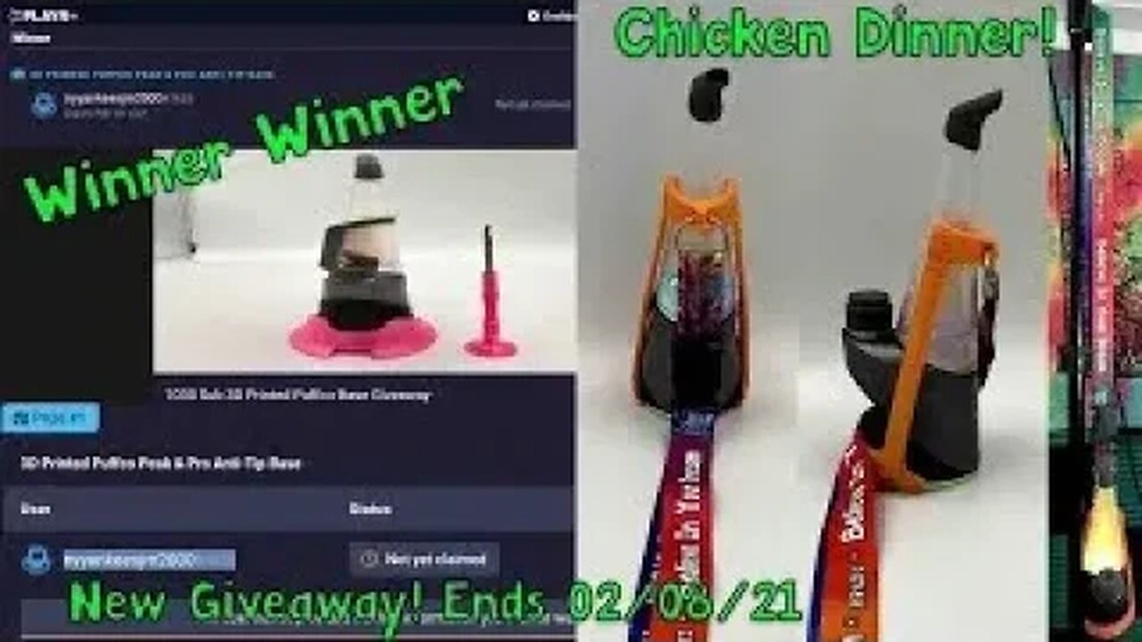 1030 Sub Giveaway Winner nyyankeesjm2000#7635 & Puffco Peak Lanyard Holster Giveaway OPEN Til 2 8 20