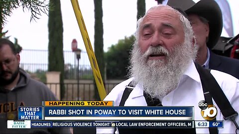 Rabbi shot in Poway in Washington, DC for National Day of Prayer