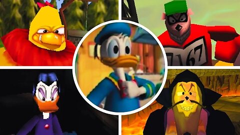 Donald Duck: Goin' Quackers | ALL BOSSES [No Damage] + Ending || Sega Dreamcast