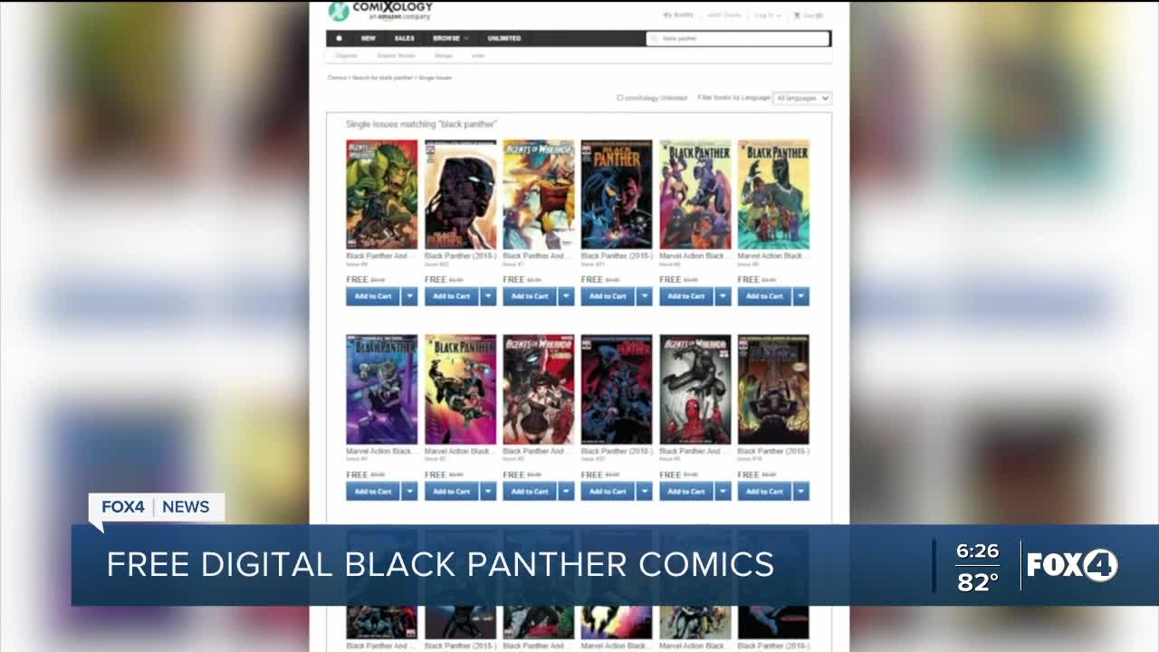 Free digital Black Panther comics