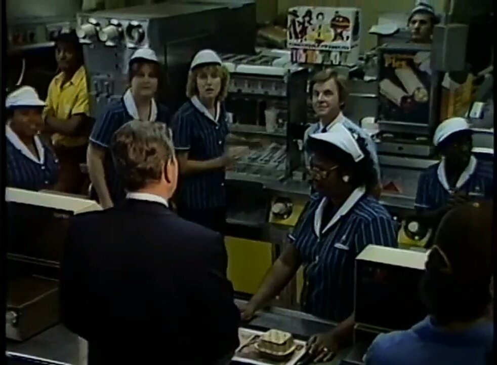 OFFICIAL--PRESIDENT REAGAN VISITS MCDONALD'S