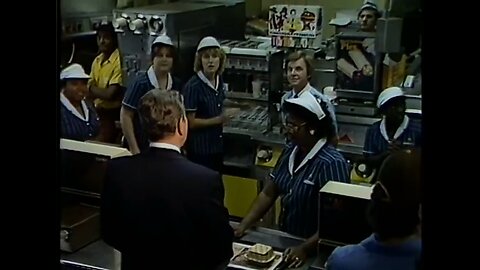 OFFICIAL--PRESIDENT REAGAN VISITS MCDONALD'S