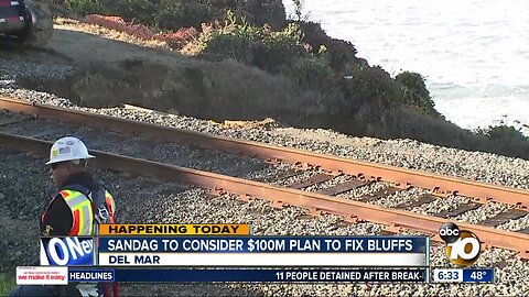 SANDAG to consider $100M plan to fix Del Mar bluffs