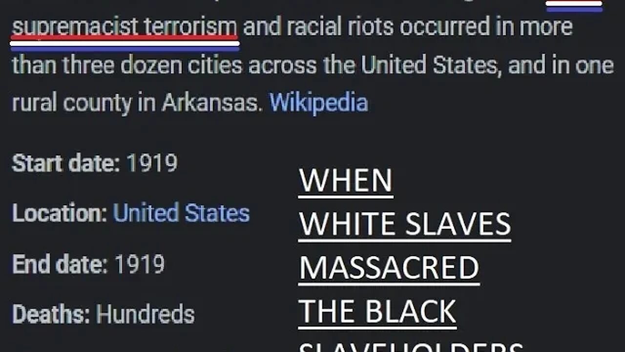 FROM THE BONEYARD TO MASS GRAVES: WHEN WHITE SLAVES MASSACRED THE BLACK SLAVEHOLDERS!