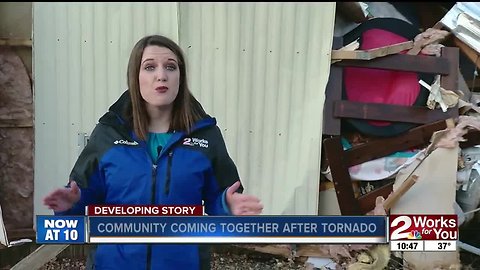 Community comes together after tornado