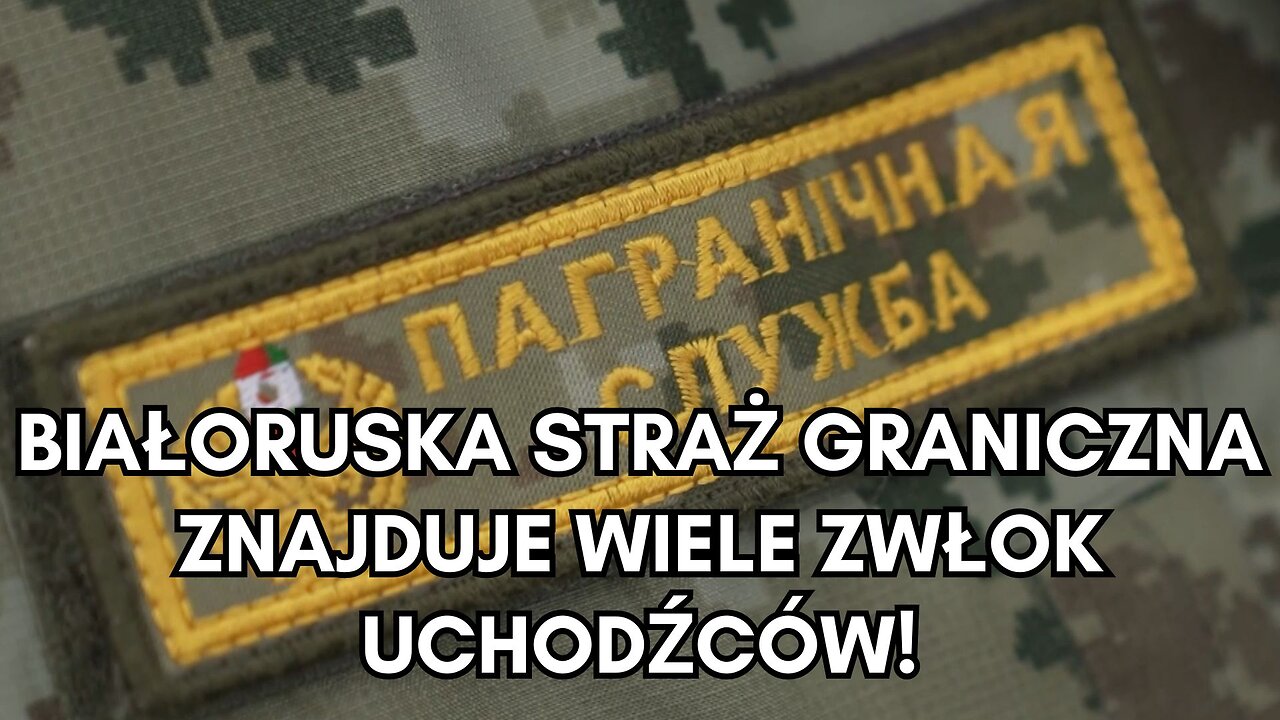 🔞 Śnieg stopniał, a białoruska straż graniczna znajduje wiele zwłok uchodźców!