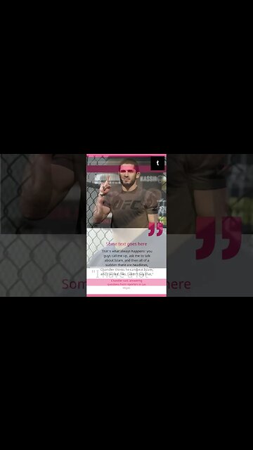 "I was wrong about Islam Makhachev," says Michael Chandler